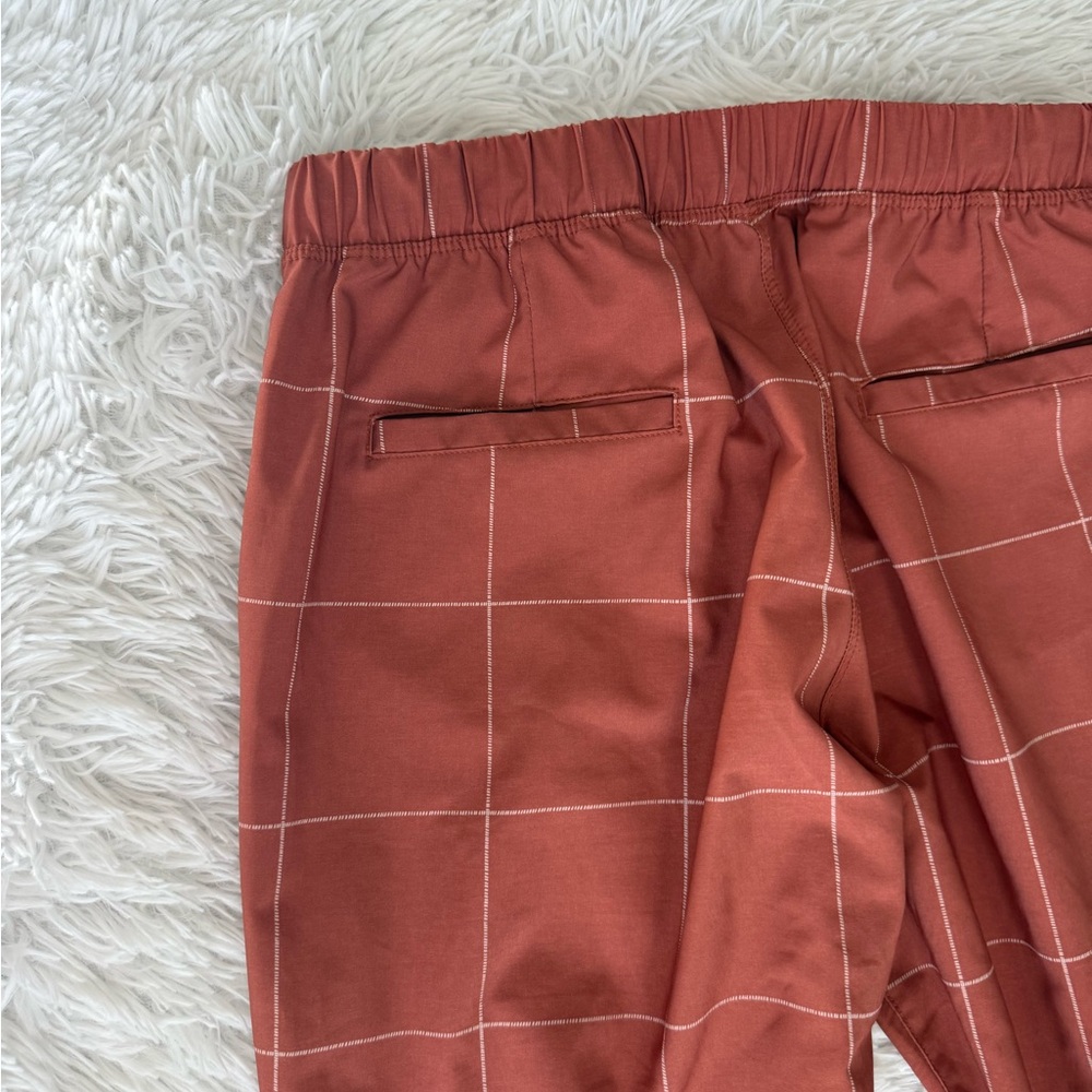 Albion Jetsetter Windowpane Terracotta Pants - Picture 13 of 13